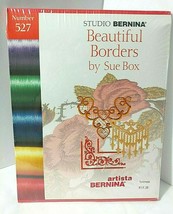 New Sealed Studio Bernina 527 Beautiful Borders Artista Embroidery Design Card - £42.88 GBP