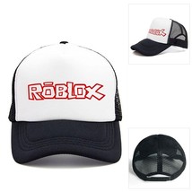 Roblox Theme Classic Series White Baseball Cap Mesh Cap Roblox - $15.99