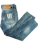 Diesel DSEL Distressed Denim Jeans sz 31 x 25 Custom Hem Button Fly Make... - £27.95 GBP