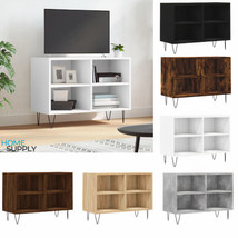 Modern Wooden Rectangular TV Cabinet Stand Unit With Open Storage Shelving Wood - £33.60 GBP+