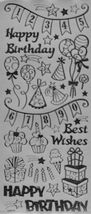 Peel Off Sticker Sheet. Birthday. - $1.49