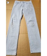 H&amp;M Men&#39;s Slim Fit Coupe Etroite Blue Jeans Denim Light Wash High Rise 3... - €10,06 EUR