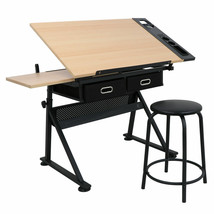 Adjustable Drawing Table Craft Draft Stage Platform W/ a Matched Premium... - $163.99