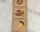 Hawaii Woven Mail Holder Wall Organizer Letters Souvenir Kitschy Bills V... - £15.02 GBP