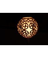 NEEDS WORK/Glue Vintage Hard Retro Plastic Screw In Light Fixture Globe ... - $1,325.91 MXN