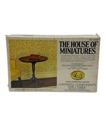 Vintage House of Miniatures 1977 Kit #40008 1:12 Queen Anne Tilt-Top Tab... - $18.00