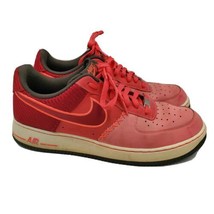 Nike Air Force 1 Fusion Atomic Red Athletic Low Shoes 488298-611 - £54.23 GBP