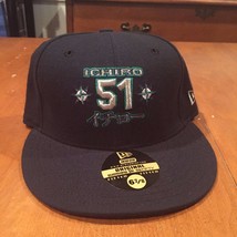 Ichiro Suzuki Seattle Mariners Hat New Era 59Fifty new with stickers 6 7/8 MLB - £16.61 GBP