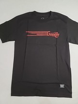 Grizzly Griptape Sz S Streaks Skateboard T Shirt Black Streetwear  - £19.29 GBP