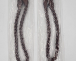 Rope Corded Curtain Tie Backs with Tassels Chocolate Brown 0179102 Set o... - $9.00