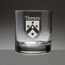 Timmons Irish Coat of Arms Tumbler Glasses - Set of 4 (Sand Etched) - £54.31 GBP