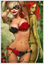 Nathan Szerdy SIGNED Batman DC Comics Art Print ~ Harley Quinn &amp; Poison Ivy - $25.73