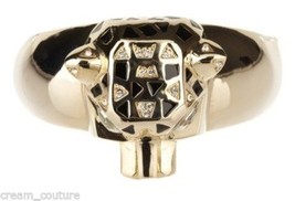 NEW MSRP $55 Meghan LA Fabulous Lima Animal 14K Gold Plated Bangle Bracelet - £20.61 GBP