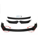 BMW 1 Series 04-21 Gloss Black Front Bumper Lip Chin Splitter Body Kit - £67.30 GBP+