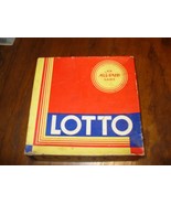 Vintage Milton Bradly Lotto Game 1930&#39;s with Cards and Complete Markers ... - £14.78 GBP