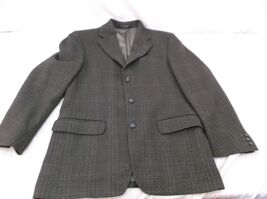 Andrew Fezza 100% Lambswool Brown Men&#39;s Suit Jacket 6715 - €18,24 EUR