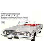 1961 Buick Invicta Convertible - Promotional Advertising Poster - $32.99