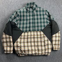Shein Jacket Mens Extra Large Plaid Anorak Flannel Shacket Quilt Lined A... - $34.88 CAD