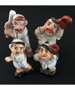 Rare Vintage Baseball Player Porcelain Figurines Occupied Japan - Set of 4 - £42.95 GBP