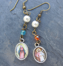 Jesus and Mary Earrings - $34.65
