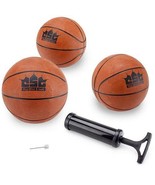 Mini Basketballs, 5-inch (3-pack) - Air Pump Included - $44.58 CAD