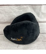 XpressSpa Travel Neck Pillow - Black Memory foam, GREAT CONDITION - £15.58 GBP