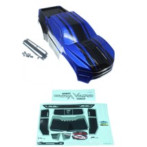Redcat 1/10 Truck Body with Roof Skids and Spoiler (Blue) (1pc) RER14488 - $23.33