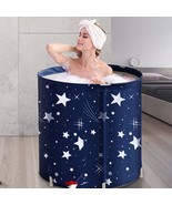 Portable Bathtub, Foldable Adult Japanese Soaking Bathtub, Freestanding ... - $64.97