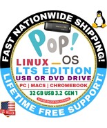 POP!_OS Linux OS | LTS, LTS (NVIDIA) | DVD / USB Flash Drive PopOS | FAS... - $158.91 MXN+