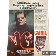 Carol Booster Cables Print Advertisement December 1982 Original Vintage 8 x 11 - £7.07 GBP
