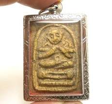 Thai Powerful Real Mantra Amulet Pendant 1954 Phra Somdej Toh Wat Rakang Chant - £72.77 GBP