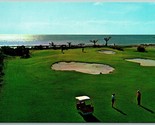 Golf Campo Presso Grand Bahama Hotel Isola Unp Cromo Cartolina I14 - $5.08