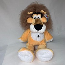 NWT Lion Plush Stuffed Animal Soft Fuzzy Hair Jungle King Child Kids Toy... - £15.56 GBP