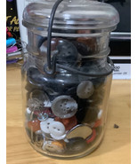 Ball Ideal Canning Jar with Vintage Buttons - $19.16 CAD