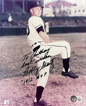 Bobby Shantz Philadelphia Athletics Signed 8x10 Baseball Photo Inscribed BAS - £31.09 GBP