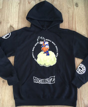 DRAGON BALL Z Black Hoodie Medium Bird Studio Son Goku - £39.26 GBP
