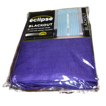 ECLIPSE MY SCENE  Kendall Blackout Thermaback Curtain Panel | 42”x84&quot; Purple - £10.87 GBP