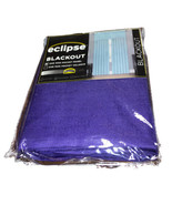 ECLIPSE MY SCENE  Kendall Blackout Thermaback Curtain Panel | 42”x84&quot; Pu... - £10.91 GBP