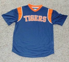 Mens Shirt True Fan MLB Detroit Tigers Baseball Blue Orange Short Sleeve-size L - $12.87