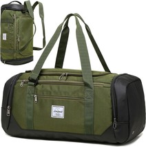 Travel Duffle Bag for men 40L Medium Sports Gym Bag with Wet Pocket Shoe... - £53.57 GBP