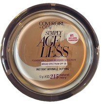 CoverGirl +Olay Simply Ageless 215 Natural Ivory Wrinkle Defying Foundat... - $556.16 MXN
