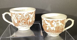 VTG Excelsior NY State Seal &amp; Sailors Farewell Coffee Tea Cup Mugs - £7.47 GBP