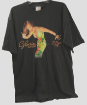 $79 Gloria Estefan One Night Only Vintage 90s Tour Single Black T-Shirt XL - £76.62 GBP