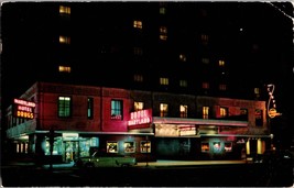 Vtg Postcard Hotel Maryland at Night N. Rush Street Chicago IL. Posmarked 1955 - £4.61 GBP