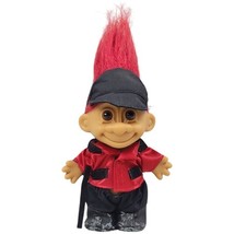 Vintage Russ Troll Equestrian Horse Riding Jockey 4.5&quot; Red Hair READ**** - $92.44 MXN