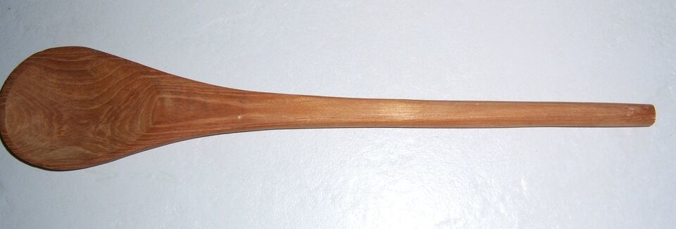 Primary image for Vintage Wooden Spoon Wood Primitive Rustic Hand Carved Western Style Cooking