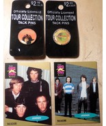 THE DOORS Collection of 2 Button Tour Tack Pins + 2 Legend Musicards Jim... - $17.40 CAD