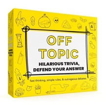 Off Topic Adult Party Game - Fun Board and Card Game for Group Game Night - $44.82