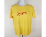 Hollister Hawaii Men&#39;s T-shirt Size Medium Yellow TN7 - $8.41
