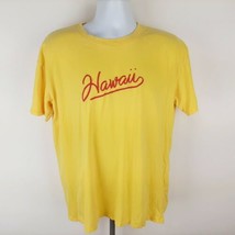 Hollister Hawaii Men&#39;s T-shirt Size Medium Yellow TN7 - £6.59 GBP